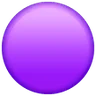 Büyük mor daire Emoji 🟣 image - Samsung style