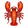 Emoji aragosta 🦞 image - Telegram style