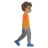 Person Walking Facing Right: Medium Skin Tone