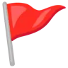 Triangular Flag Emoji 🚩 image - Google Noto Color style