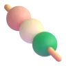 Dango Emoji 🍡 image - Microsoft 3D Fluent style