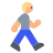 Person Walking: Medium-Light Skin Tone