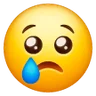 Crying Face Emoji 😢 image - Samsung style