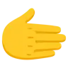 Rightwards Hand Emoji 🫱 image - Google Noto Color style