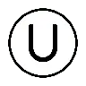 Regional Indicator Symbol Letter U 🇺 image - OpenMoji style