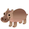 Nilpferd Emoji 🦛 image - Google Noto Color style
