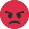Pouting Face Emoji 😡 image - Twitter / X (Twemoji) style