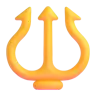 สัญลักษณ์ตรีศูล Emoji 🔱 image - Microsoft 3D Fluent style