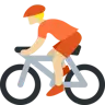 Person Biking: Medium-Light Skin Tone Emoji 🚴🏼 image - Twitter / X (Twemoji) style