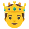Prinz Emoji 🤴 image - Google Noto Color style
