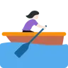 Woman Rowing Boat: Light Skin Tone Emoji 🚣🏻‍♀️ image - Twitter / X (Twemoji) style