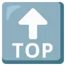 Emoji Top con freccia verso l'alto qui sopra 🔝 image - Google Noto Color style