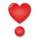 เครื่องประดับเครื่องหมายอัศเจรีย์ Emoji ❣ image - LG style