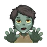 Zombie Emoji 🧟 image - Telegram style