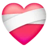 Mending Heart Emoji ❤️‍🩹 image - Samsung style