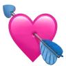 Heart With Arrow Emoji 💘 image - Apple style