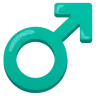 Erkek işareti Emoji ♂ image - Google Noto Color style