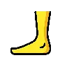 Emoji Piede 🦶 image - OpenMoji style