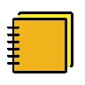 Hauptbuch Emoji 📒 image - OpenMoji style