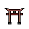 Shinto-Schrein Emoji ⛩ image - OpenMoji style