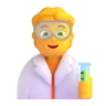 Scientist Emoji 🧑‍🔬 image - Microsoft 3D Fluent style