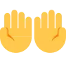Emoji Palms Up Together 🤲 image - Tossface style