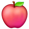 แอปเปิ้ลแดง Emoji 🍎 image - Samsung style