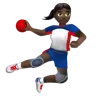 Woman Playing Handball: Dark Skin Tone Emoji 🤾🏿‍♀️ image - WhatsApp style