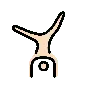 Man Cartwheeling: Light Skin Tone Emoji 🤸🏻‍♂️ image - OpenMoji style