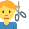 Man Getting Haircut Emoji 💇‍♂️ image - Twitter / X (Twemoji) style