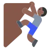 Person Climbing: Medium-Dark Skin Tone Emoji 🧗🏾 image - Tossface style