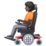Person In Motorized Wheelchair: Dark Skin Tone Emoji 🧑🏿‍🦼 image - Samsung style