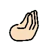 Pinched Fingers: Light Skin Tone Emoji 🤌🏻 image - OpenMoji style