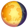 สัญลักษณ์ดวงจันทร์ Gibbous Emoji 🌖 image - Samsung style
