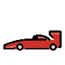 Emoji Macchina da corsa 🏎 image - OpenMoji style