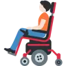 Person In Motorized Wheelchair: Light Skin Tone Emoji 🧑🏻‍🦼 image - Twitter / X (Twemoji) style