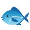 鱼 Emoji 🐟 image - Google Noto Color Animated style