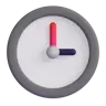 Emoji Orologio Face Three Oclock 🕒 image - Microsoft 3D Fluent style