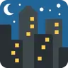 星との夜 Emoji 🌃 image - Twitter / X (Twemoji) style
