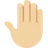 Raised Back Of Hand: Medium-Light Skin Tone