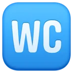 Wasserklosett Emoji 🚾 image - Facebook Meta style