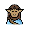 Man Elf: Medium Skin Tone Emoji 🧝🏽‍♂️ image - OpenMoji style