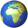 Dünya Küre Avrupa-Afrika Emoji 🌍 image - Apple style