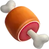 Emoji Carne all'osso 🍖 image - Apple style