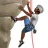 Person Climbing: Medium-Dark Skin Tone