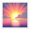Emoji răsărit 🌅 image - WhatsApp style