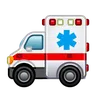 Ambulance Emoji 🚑 image - Telegram style