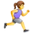 Woman Running Facing Right