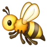Honeybee Emoji 🐝 image - Samsung style