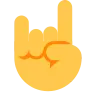 Emoji Segno dei Corni 🤘 image - Tossface style